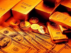 Слитки, монеты и бумажные деньги