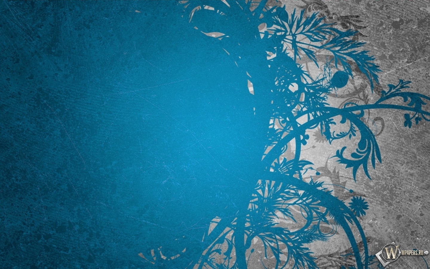 Синие узоры 1440x900