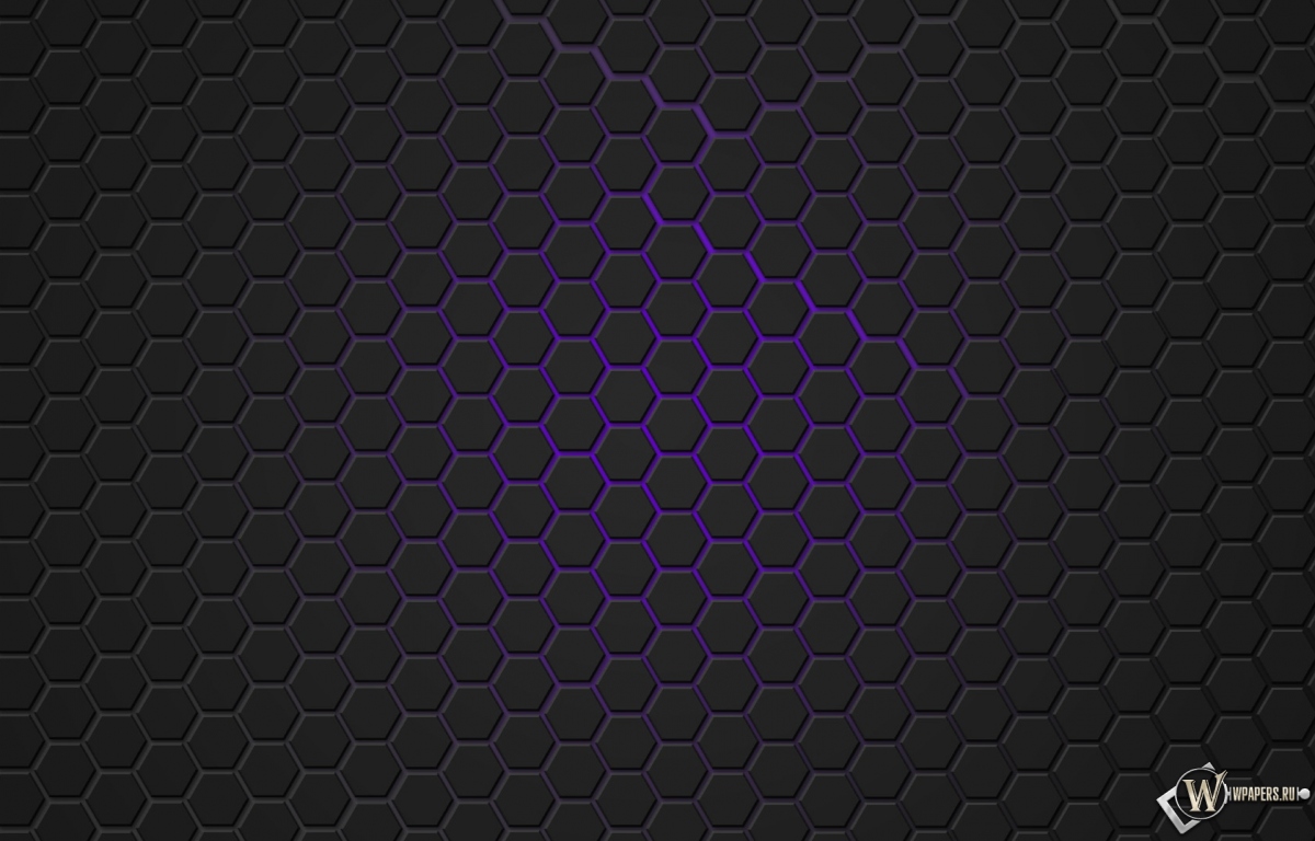 Фиолетовая гексагональная решётка 1200x768