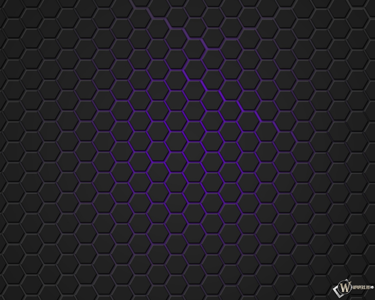 Фиолетовая гексагональная решётка 1280x1024