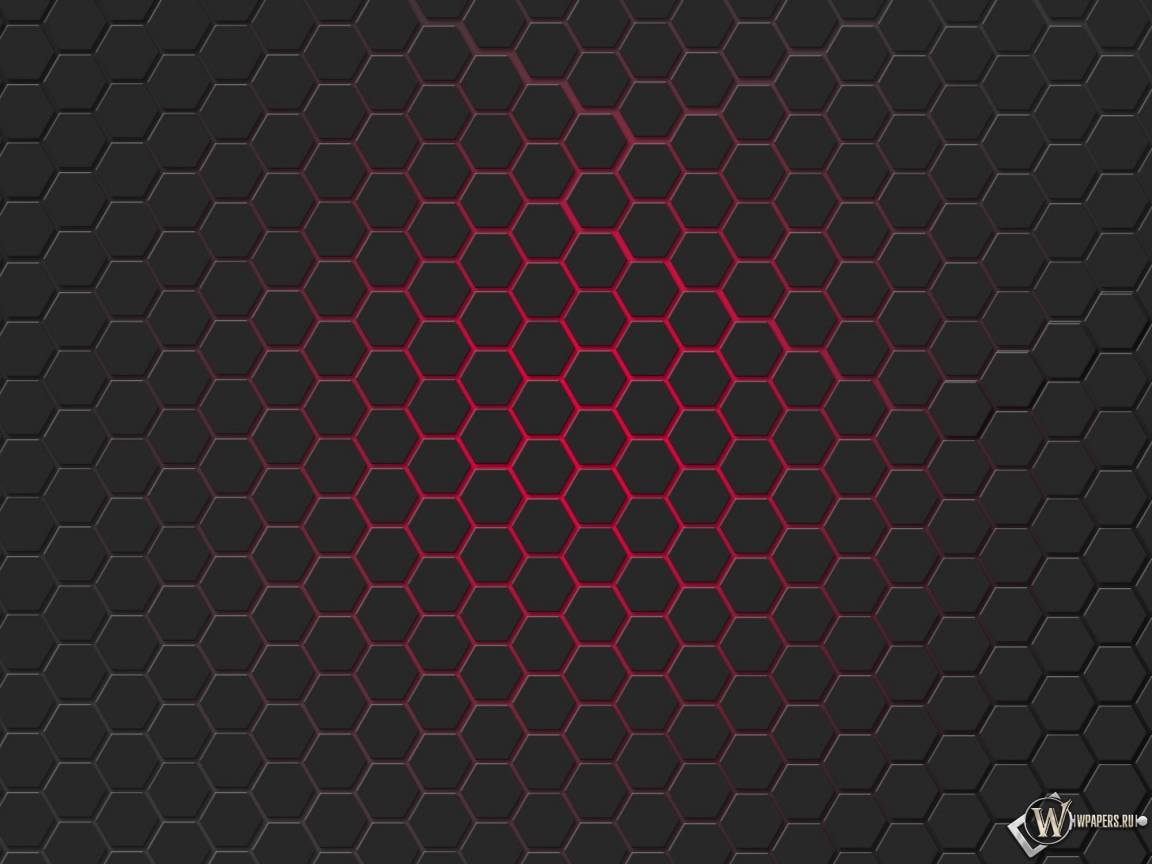 Красная гексагональная решётка 1152x864