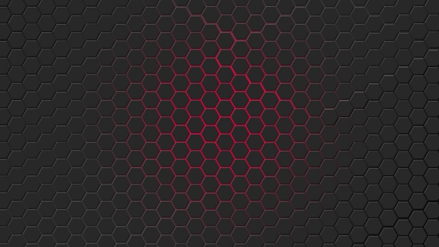 Красная гексагональная решётка
