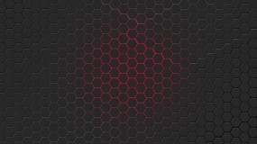Обои Красная гексагональная решётка: Решетка, Синий, гексагон, 3D Графика