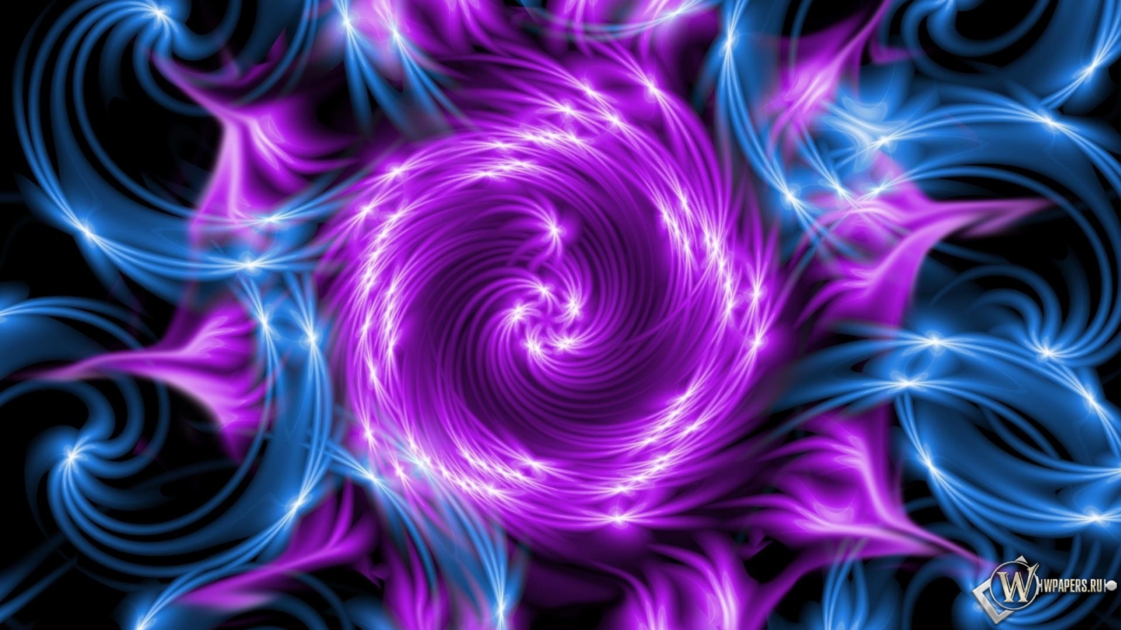 Фиолетовый вихрь 1600x900