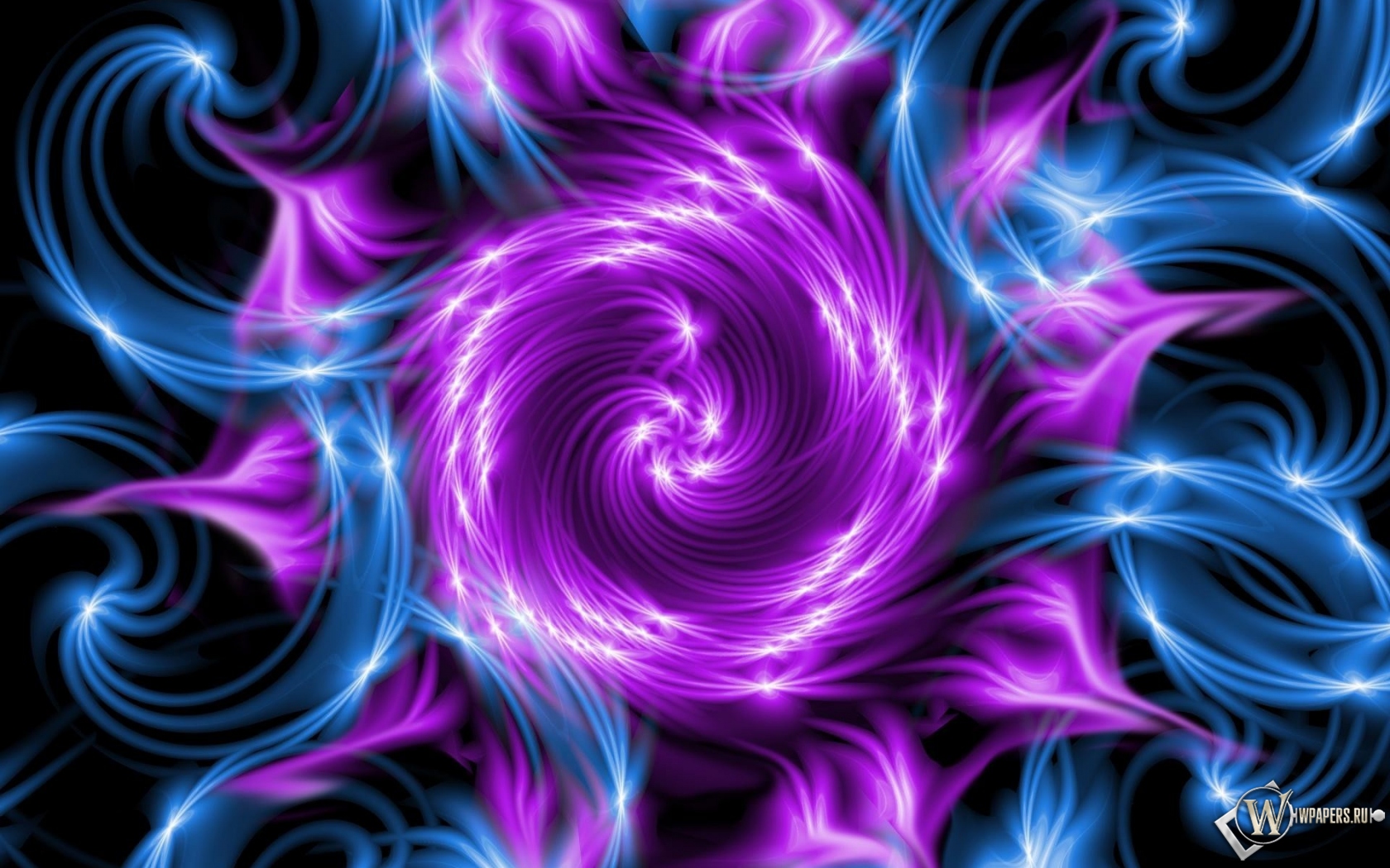 Фиолетовый вихрь 1680x1050