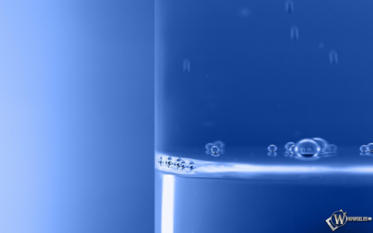 Синие пузырьки 1440x900