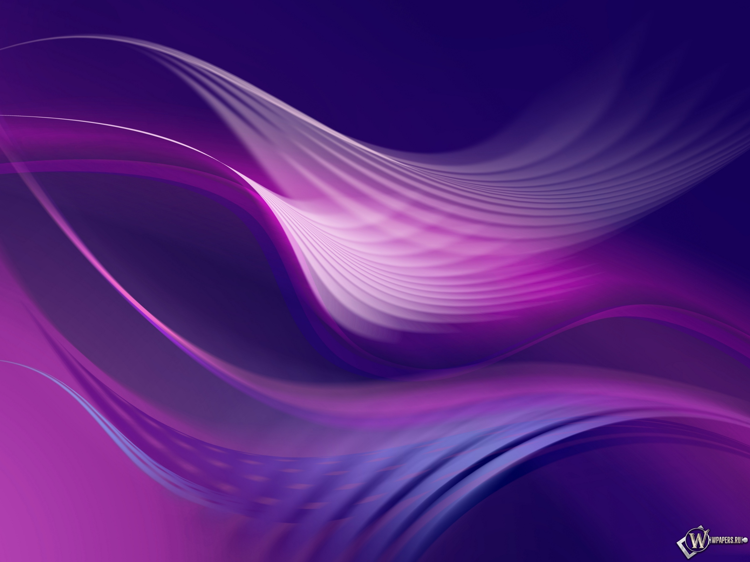 Фиолетовые волны 2560x1920