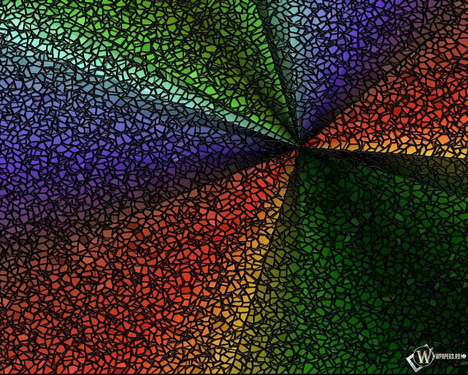 Разноцветная мозаика 1600x1280