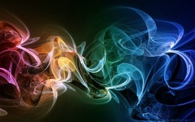 Обои Радужный дым: Цвета, Дым, Абстракции