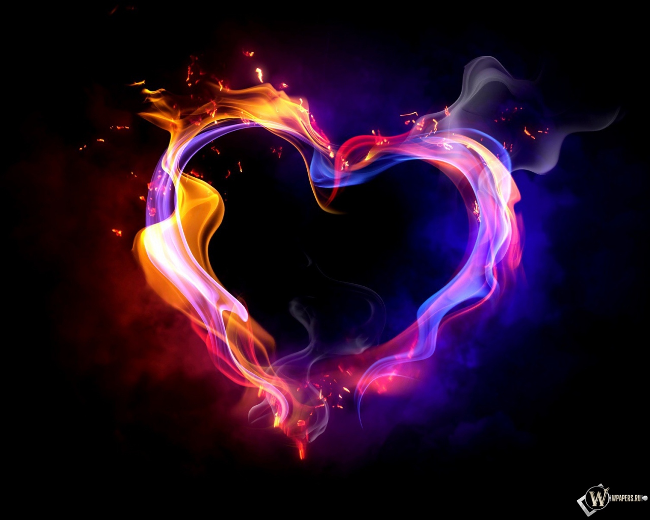 Heart Abstract 1280x1024