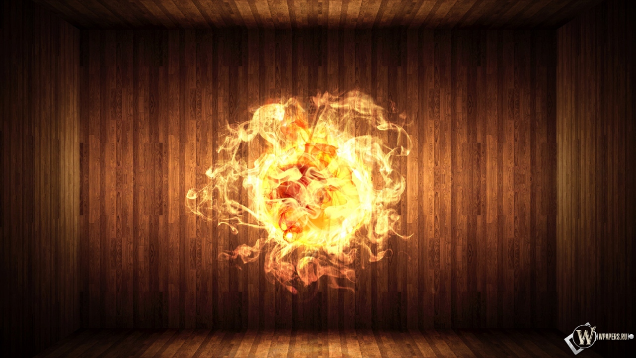 Огненный шар 1280x720