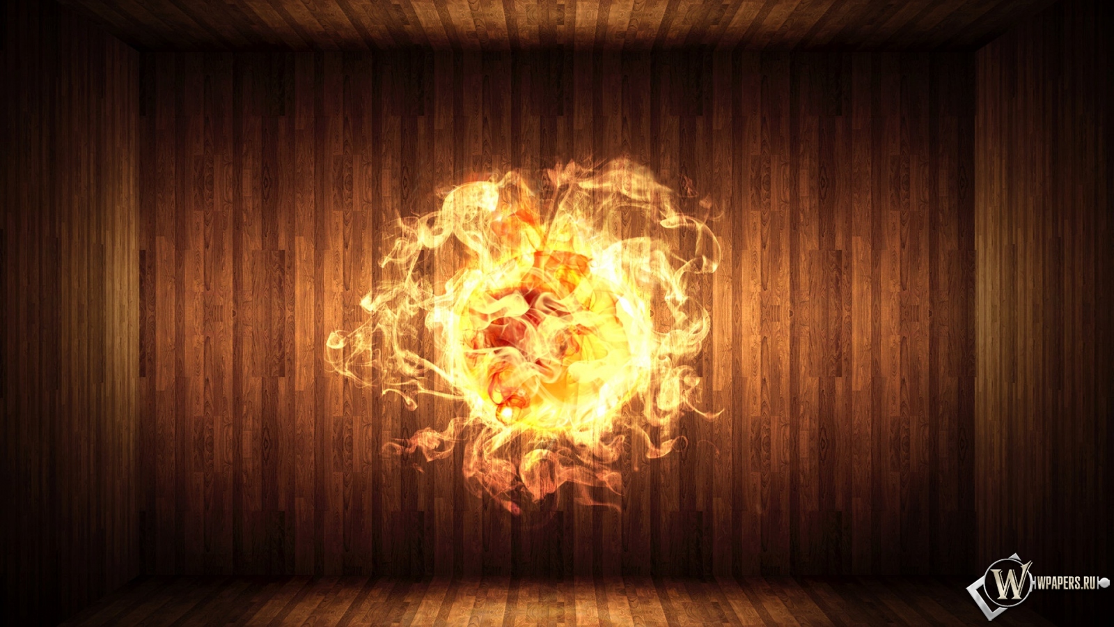 Огненный шар 1600x900