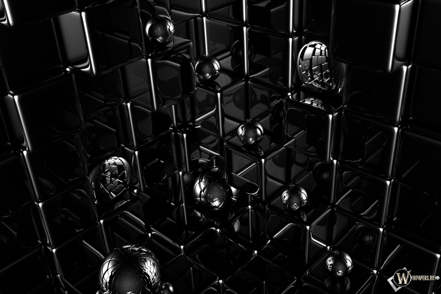 Кубики и шарики 1500x1000