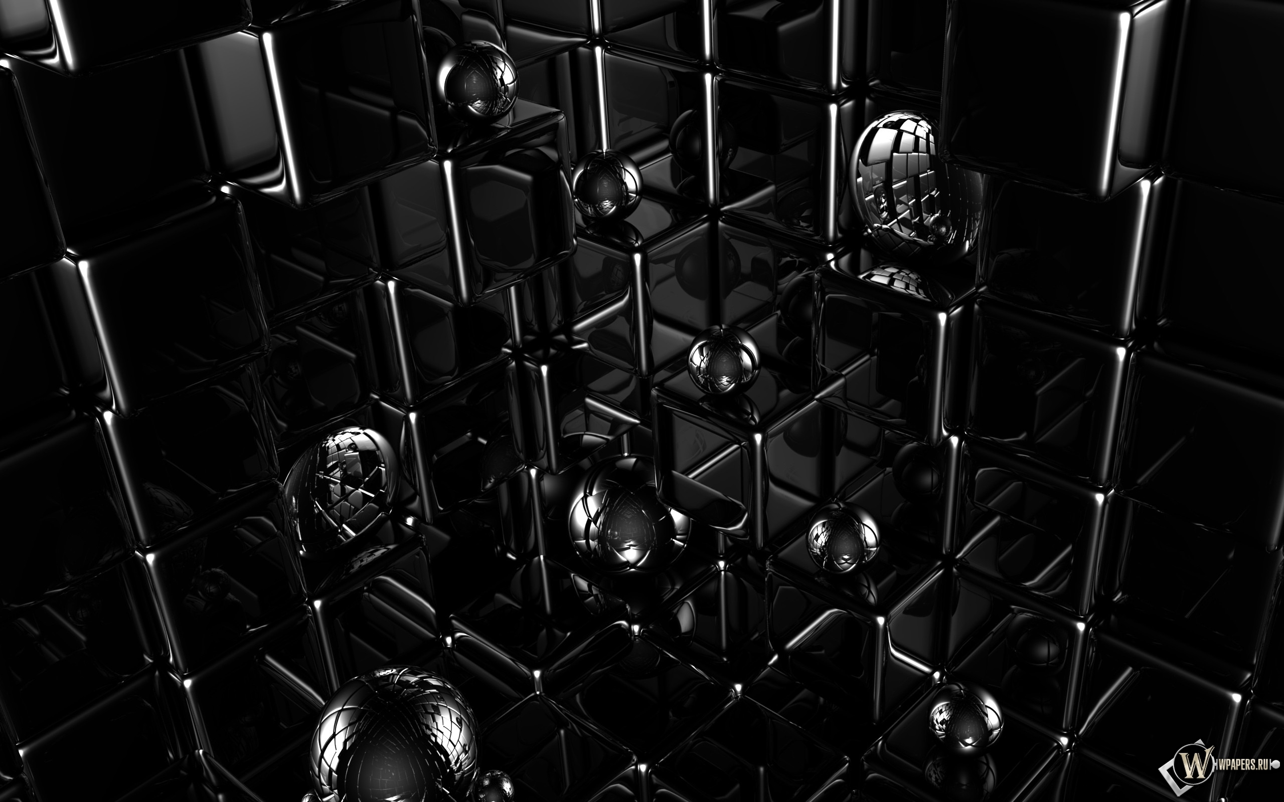 Кубики и шарики 2560x1600