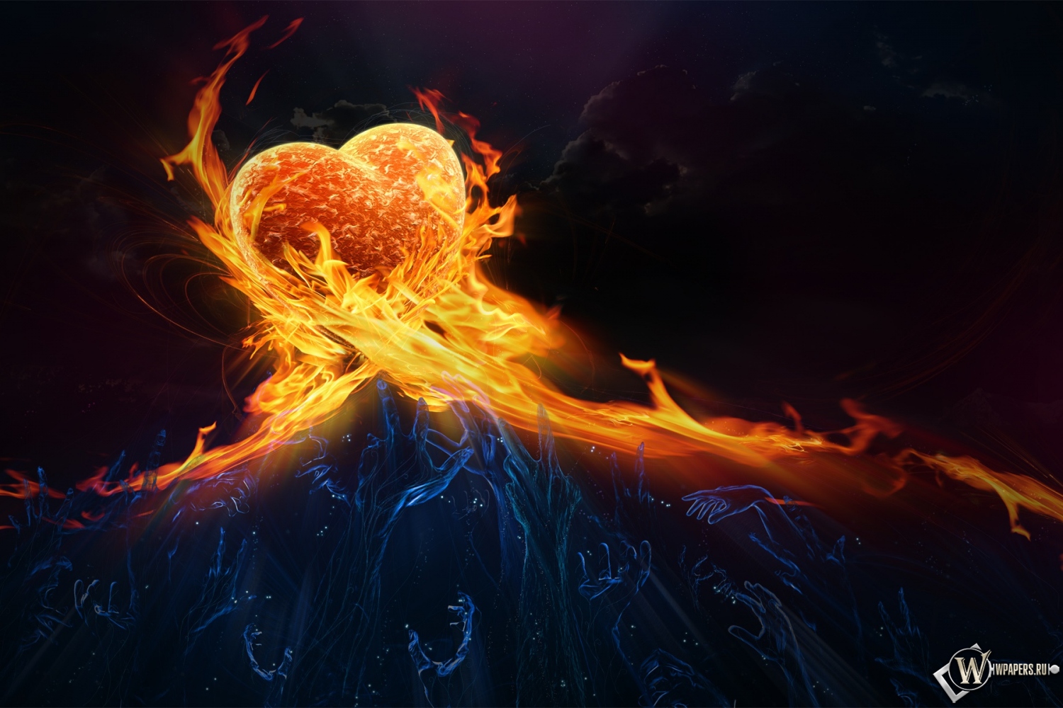 Сердце в огне 1500x1000