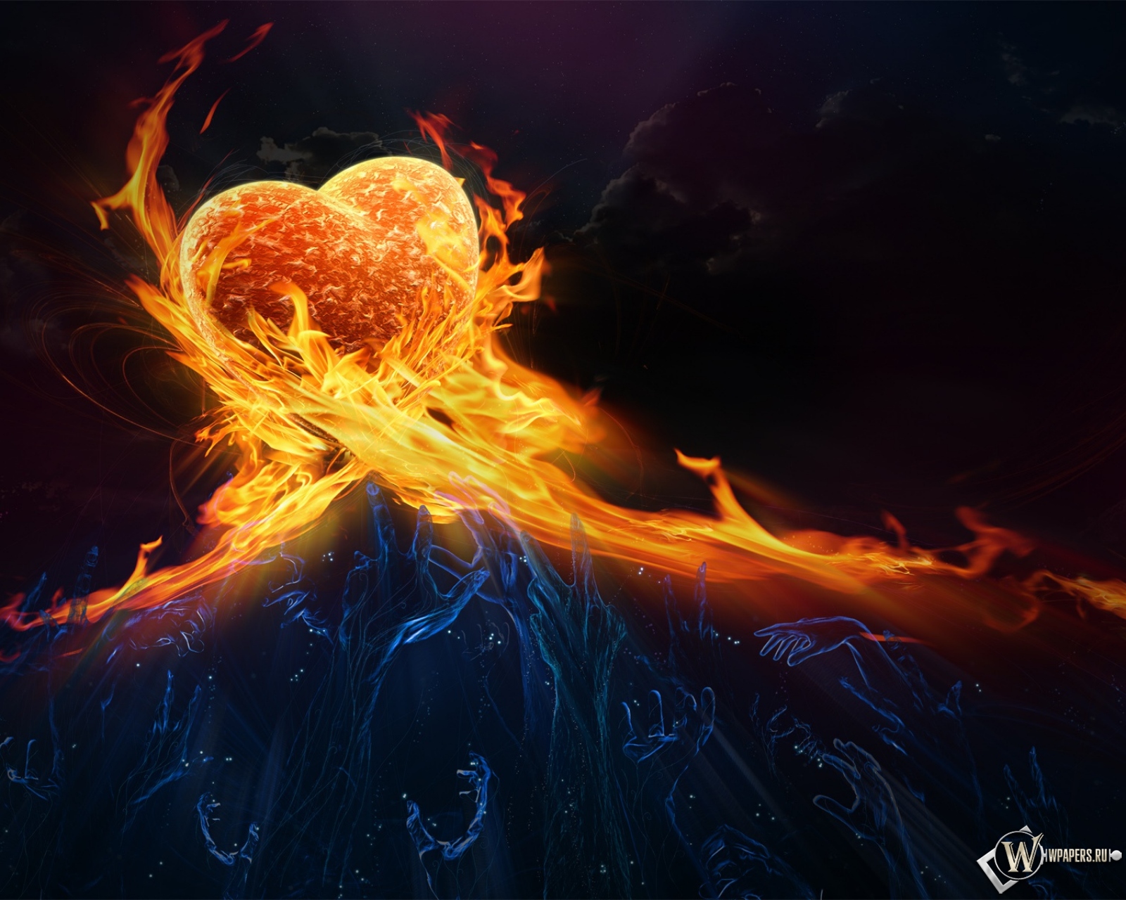 Сердце в огне 1600x1280