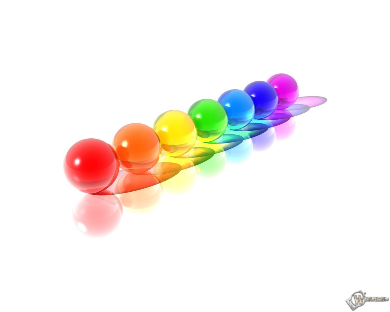 Разноцветные шарики 1280x1024