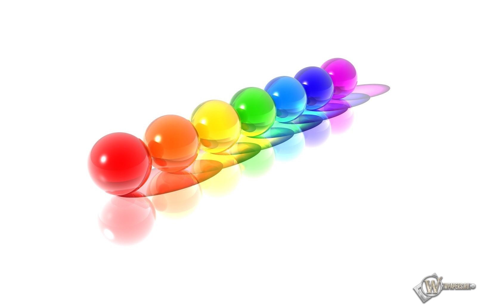 Разноцветные шарики 1600x1024