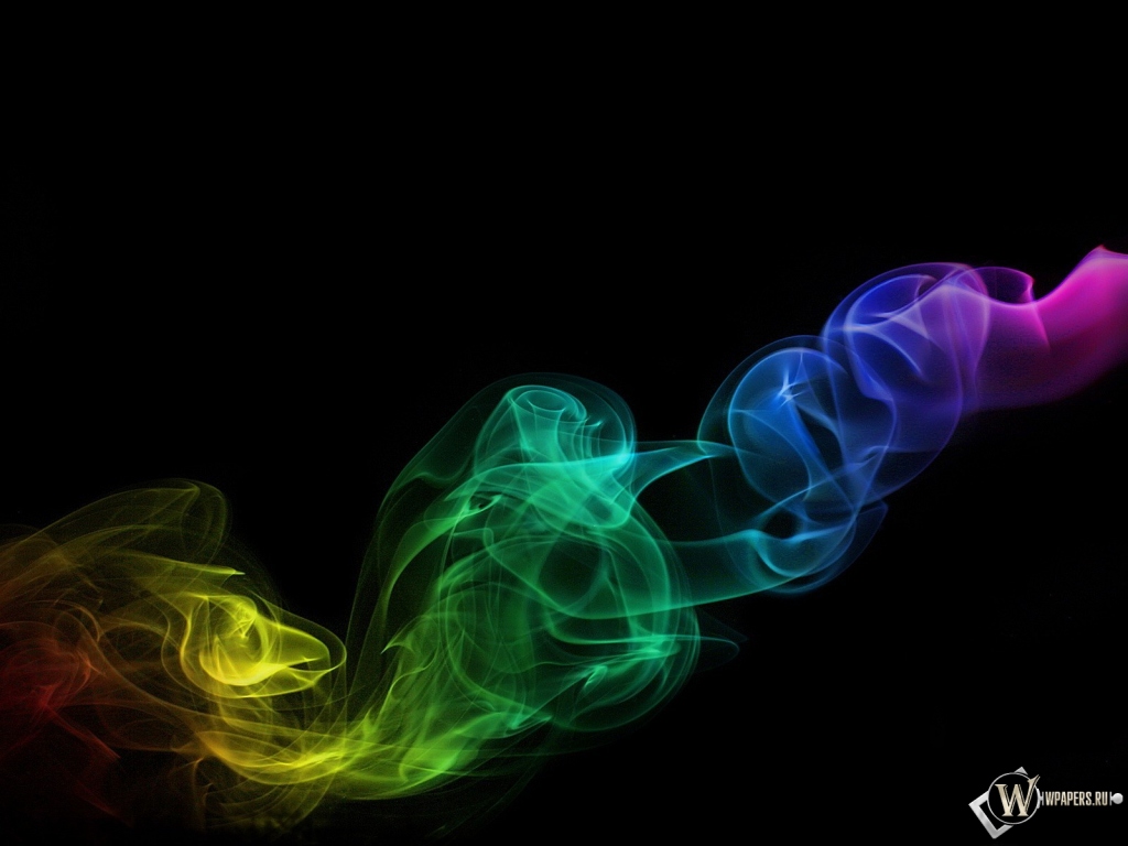 Разноцветный дым 1024x768
