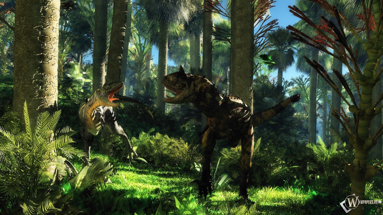 Динозавры 1280x720