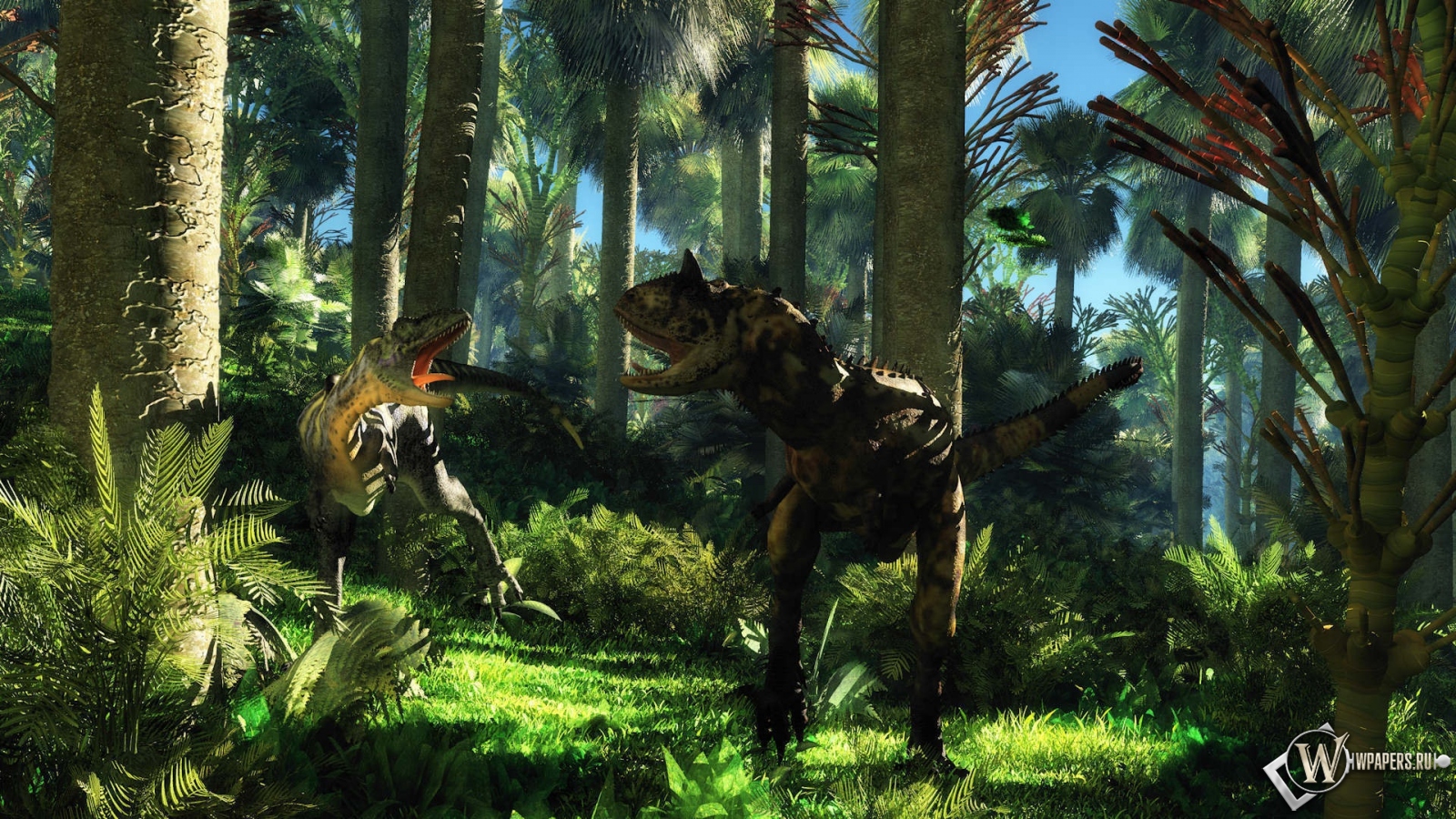 Динозавры 1600x900