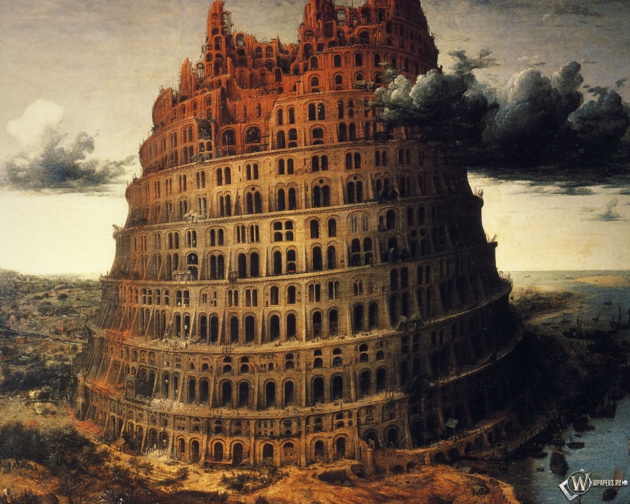 Вавилонская башня 1280x1024