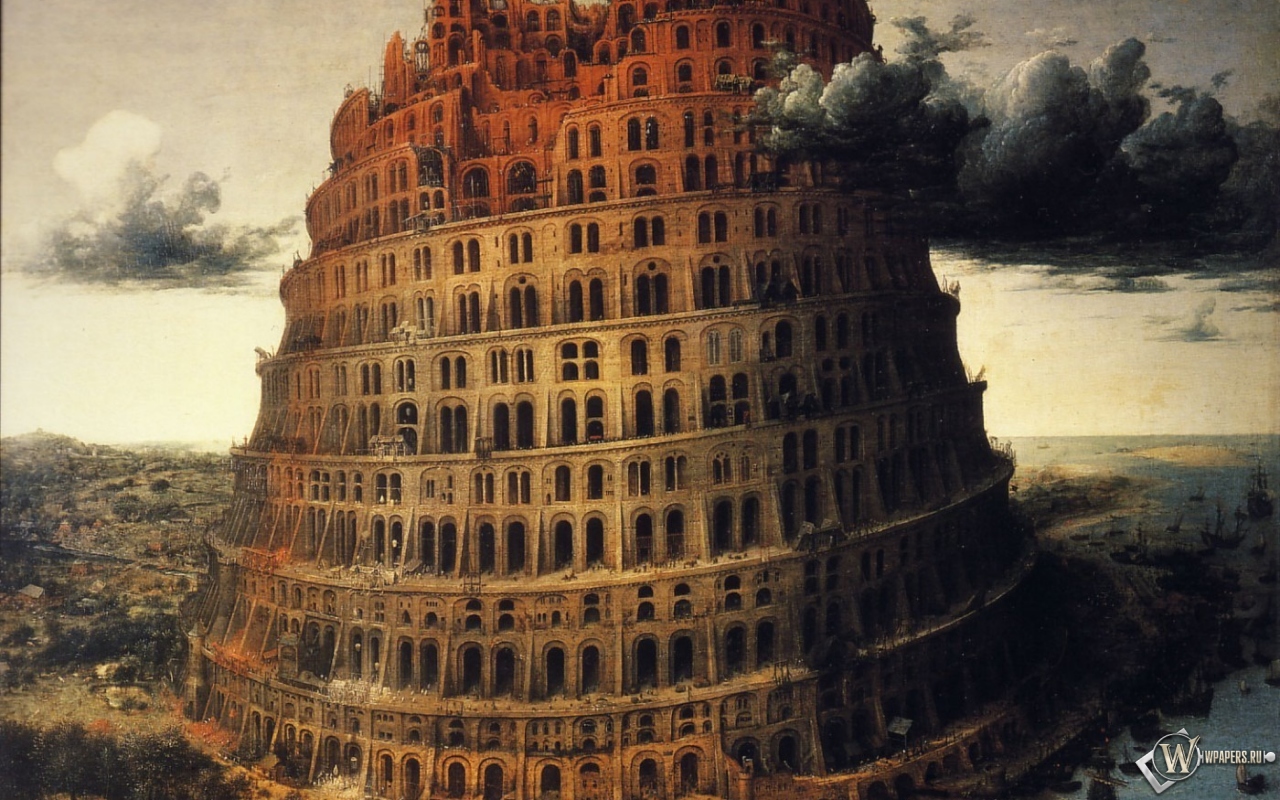 Вавилонская башня 1280x800