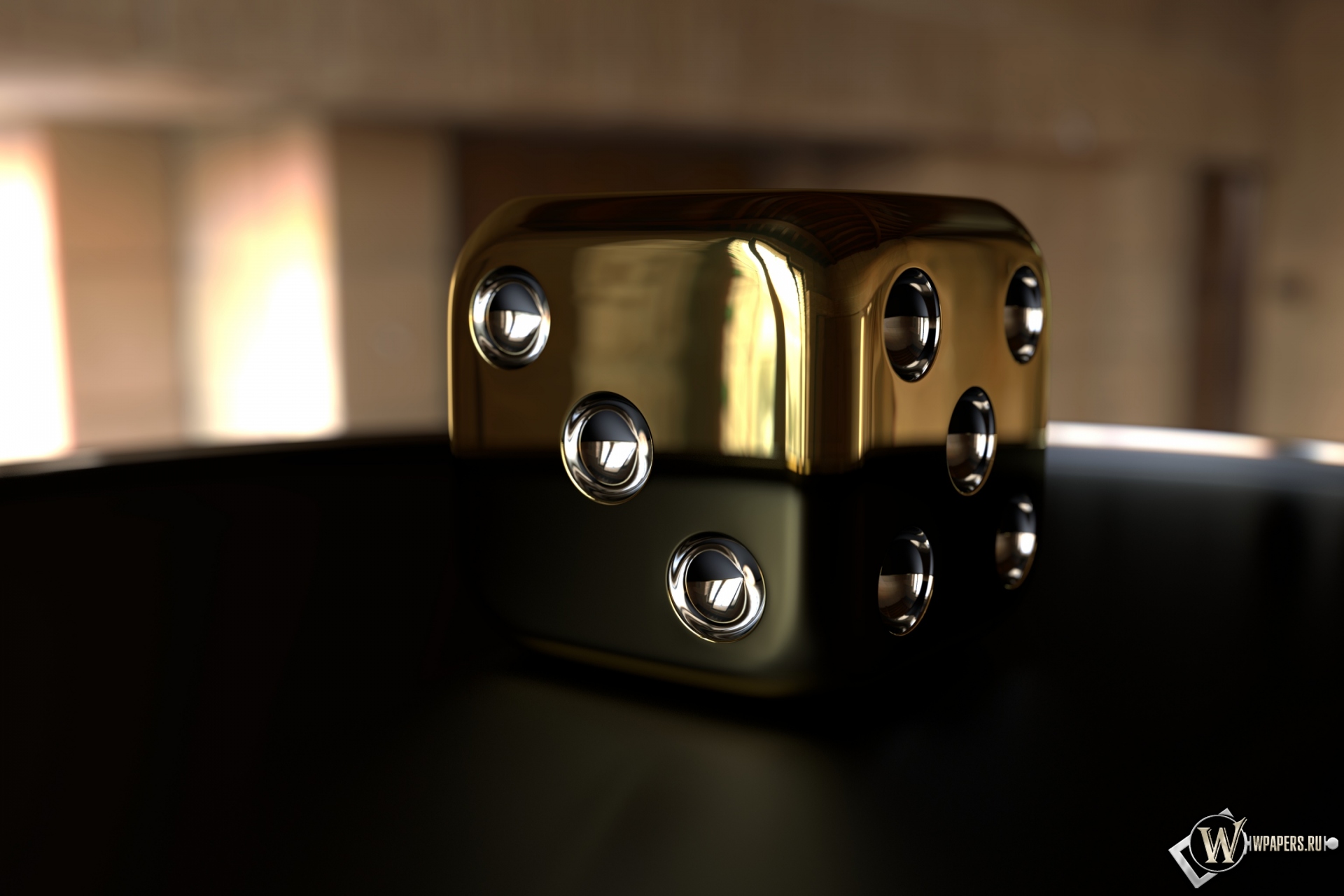 Золотой куб 1920x1280