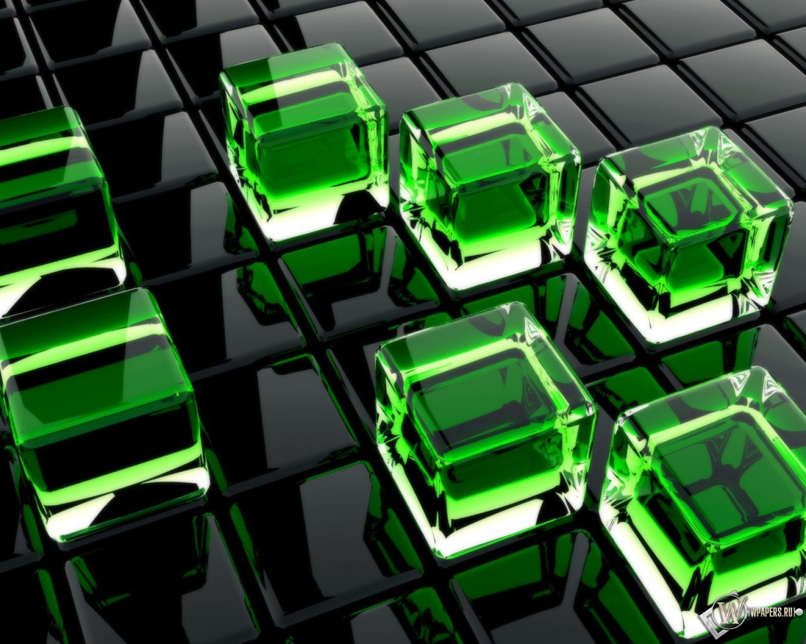 Стеклянные кубы 1600x1280