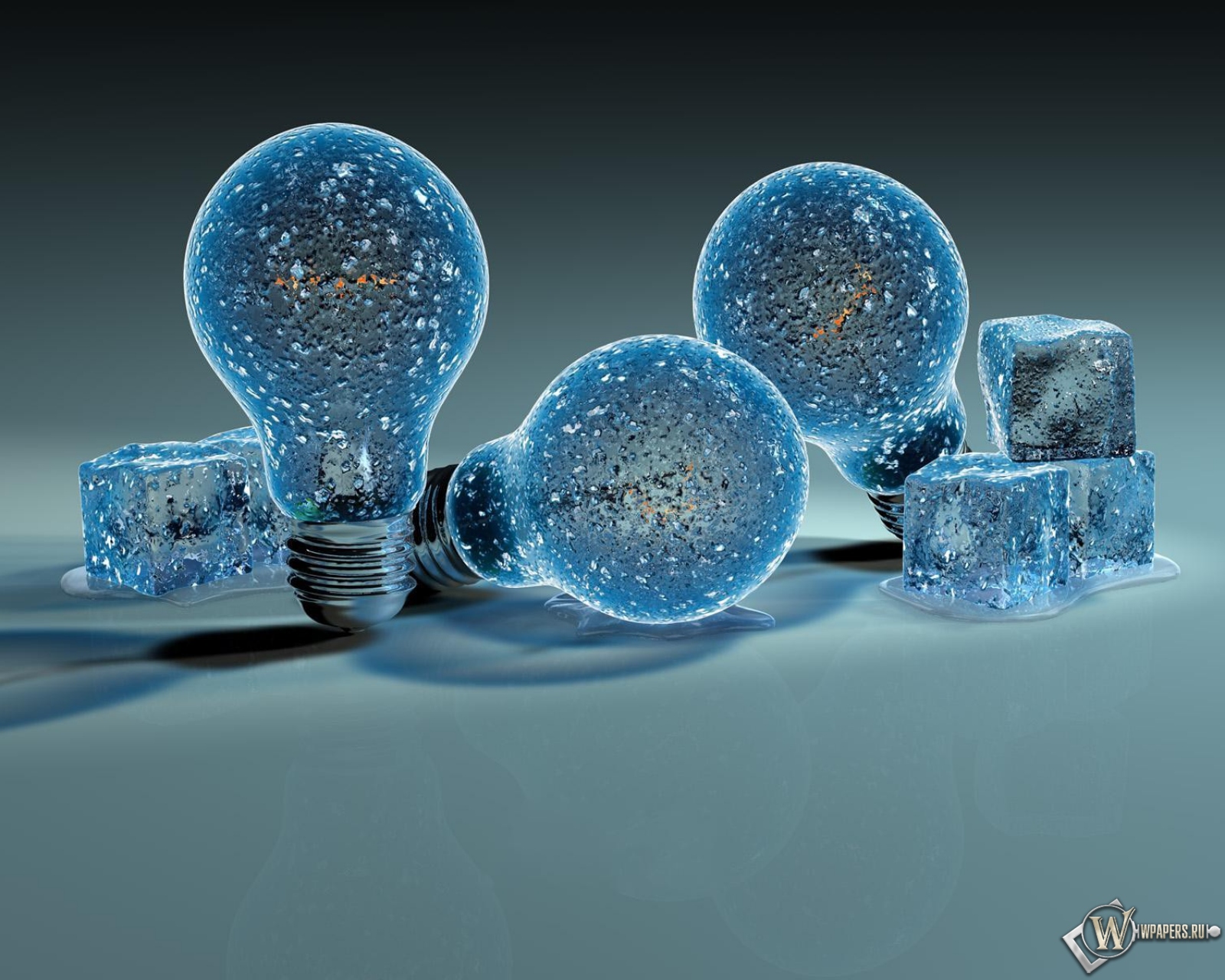 Ледяные лампочки 1600x1280