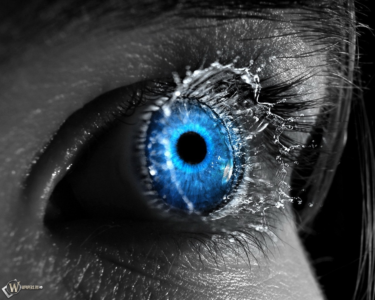 Голубой глаз 1280x1024