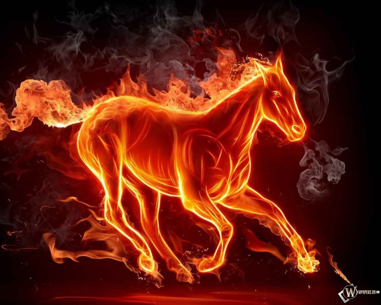 Огненная лошадь 1280x1024