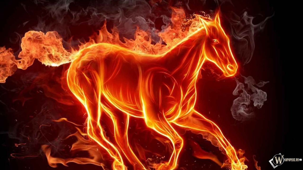 Огненная лошадь 1280x720