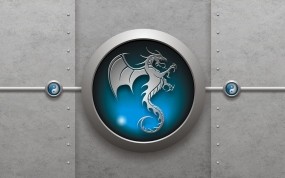 Обои Знак дракона: 3D, Знак, Дракон, Рендеринг