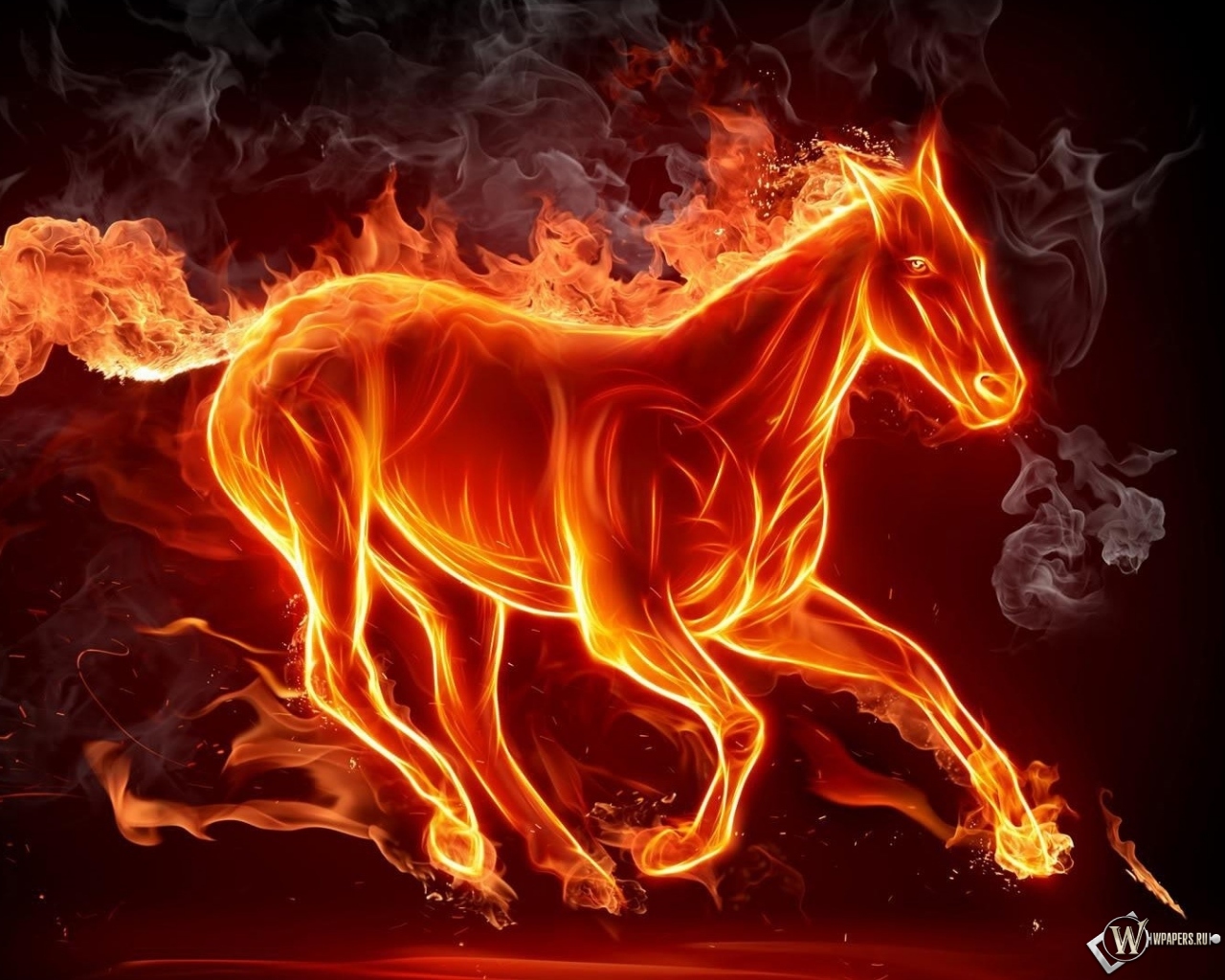 Огненный конь 1280x1024