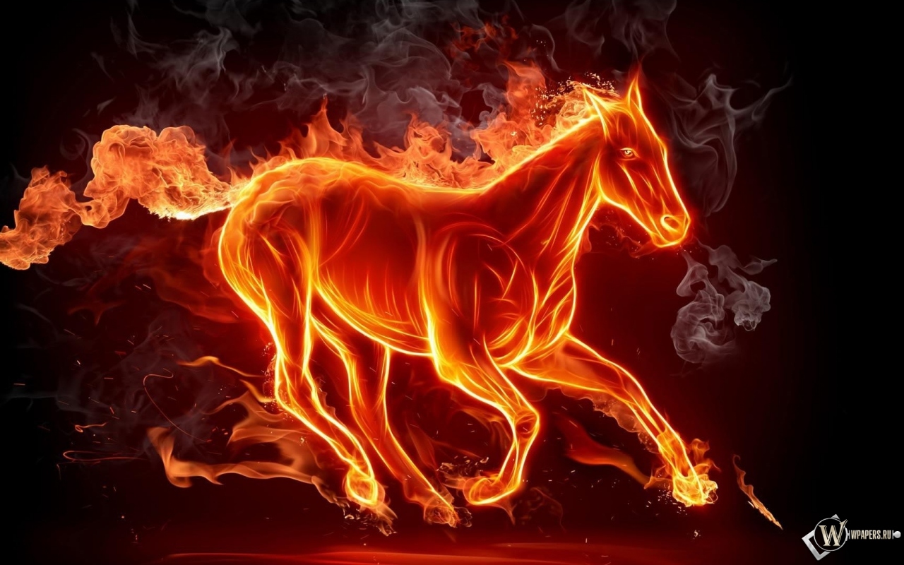 Огненный конь 1280x800