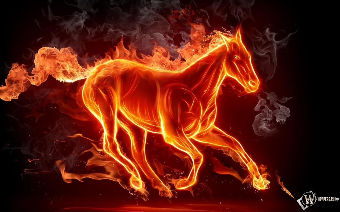 Огненный конь 1440x900