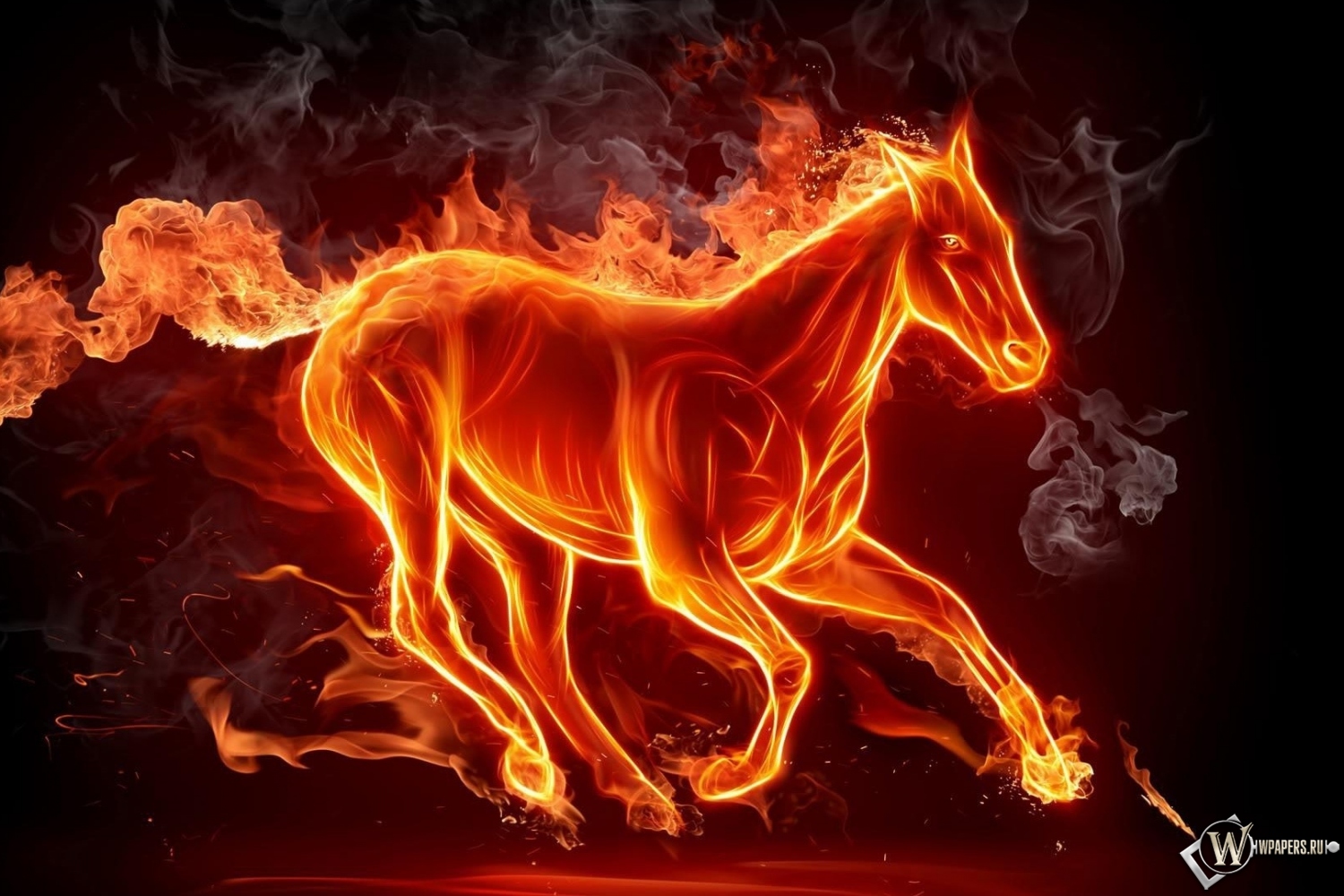 Огненный конь 1500x1000