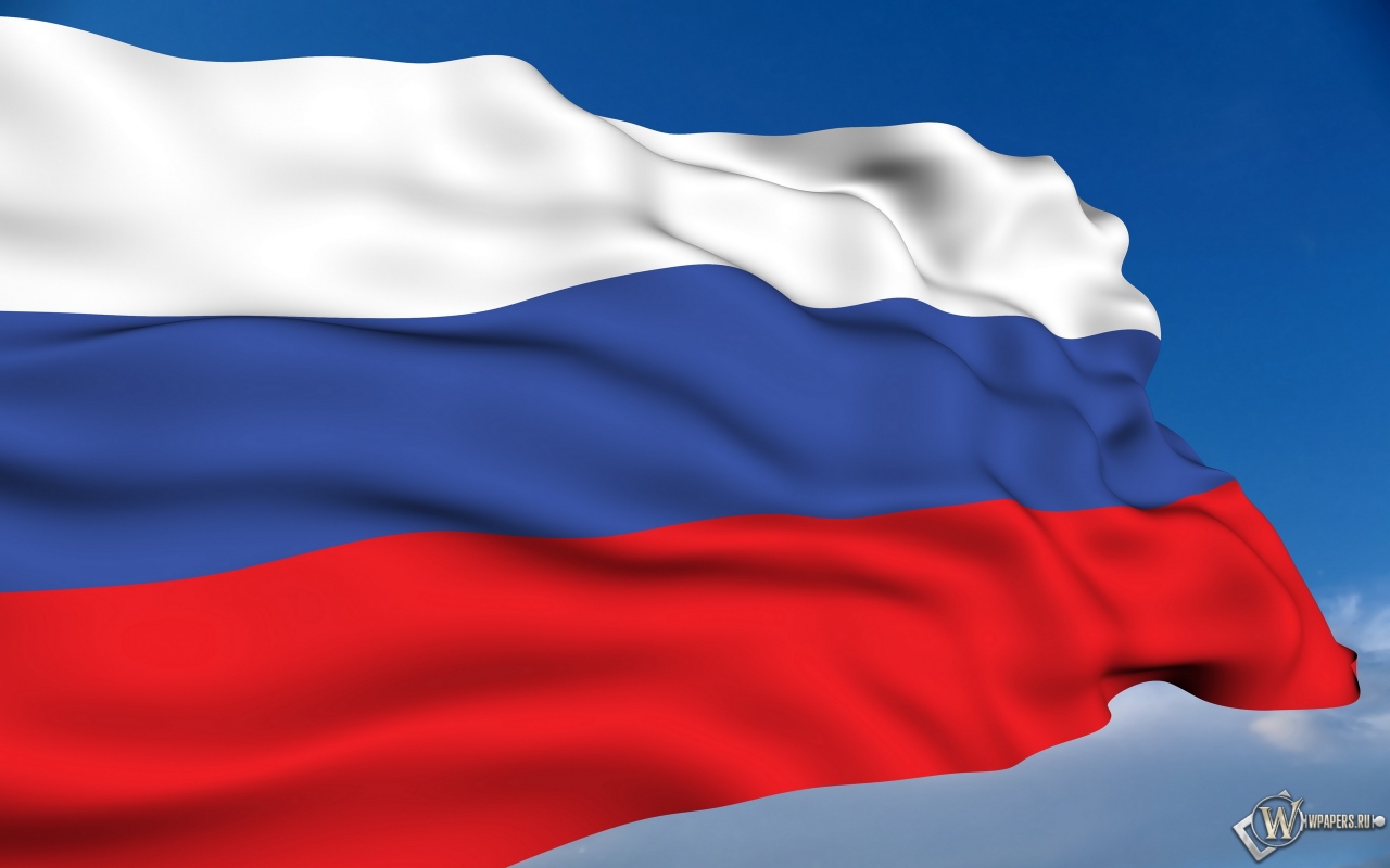 Флаг России 1280x800