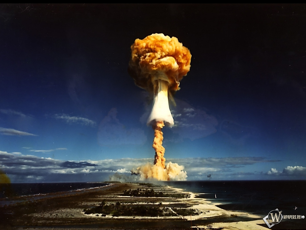 Ядерный взрыв 1024x768