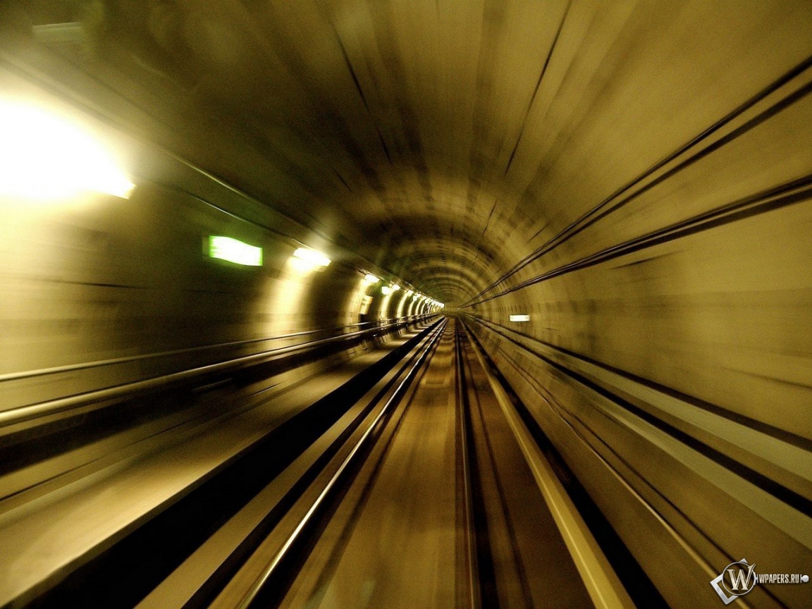Туннель метро 1152x864
