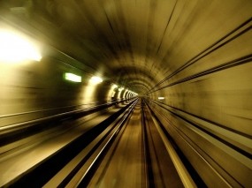 Обои Туннель метро: Скорость, Метро, Туннель, Разное