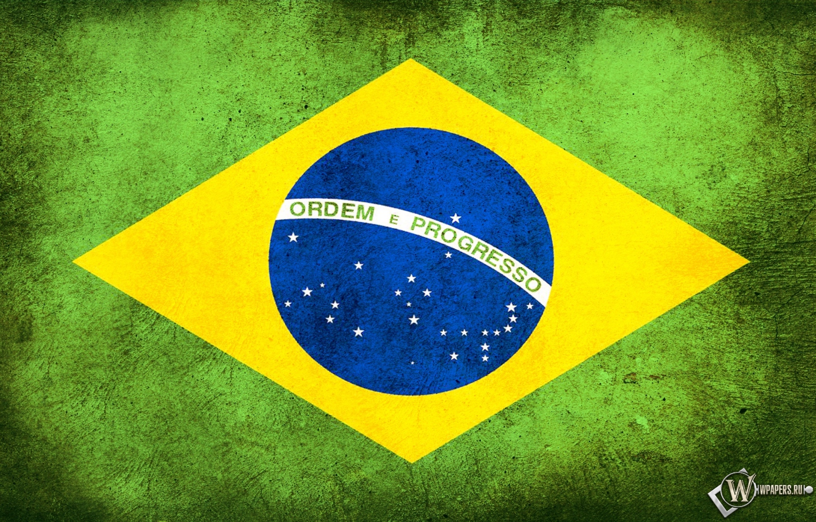 Флаг Бразилии 1600x1024