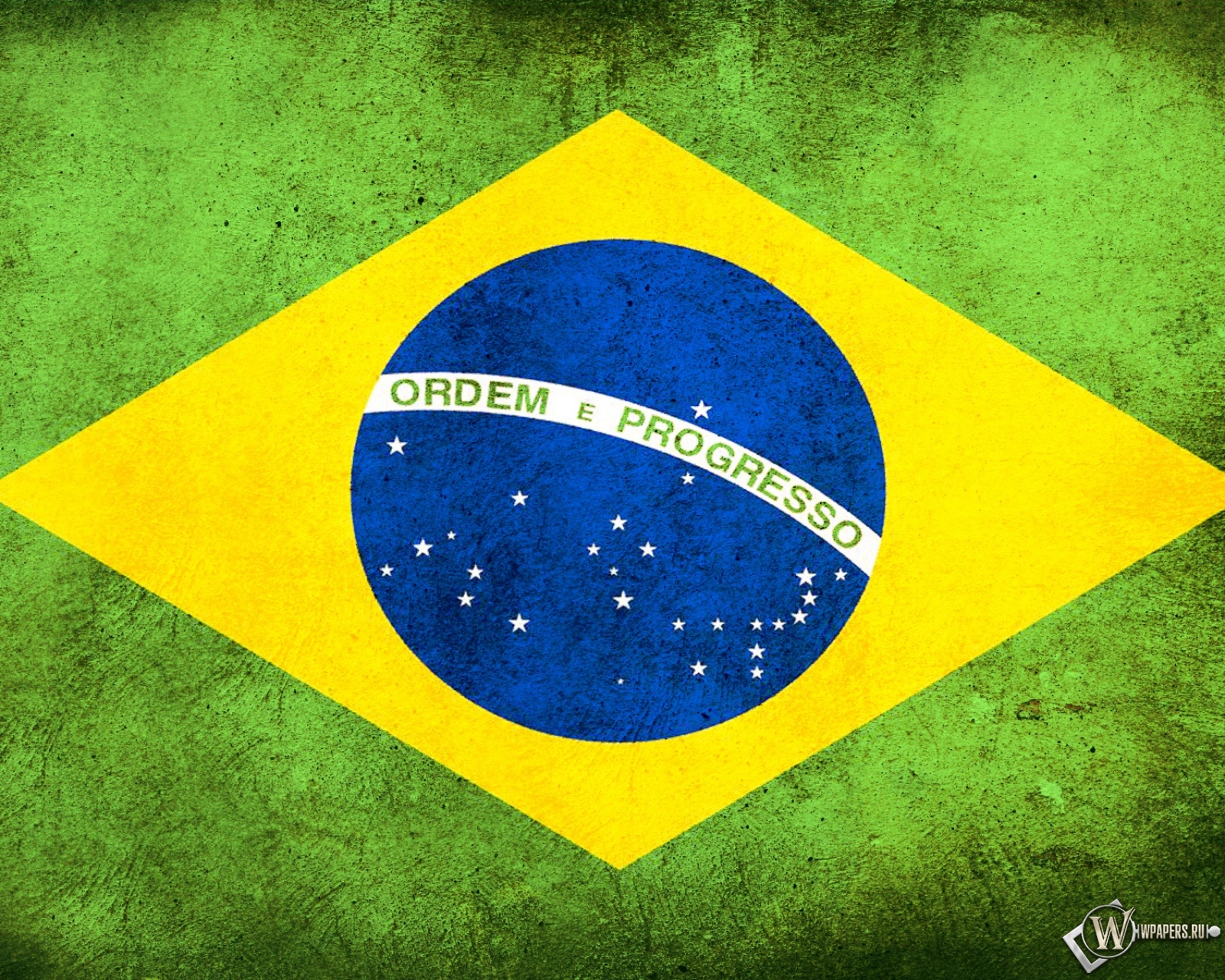 Флаг Бразилии 1600x1280
