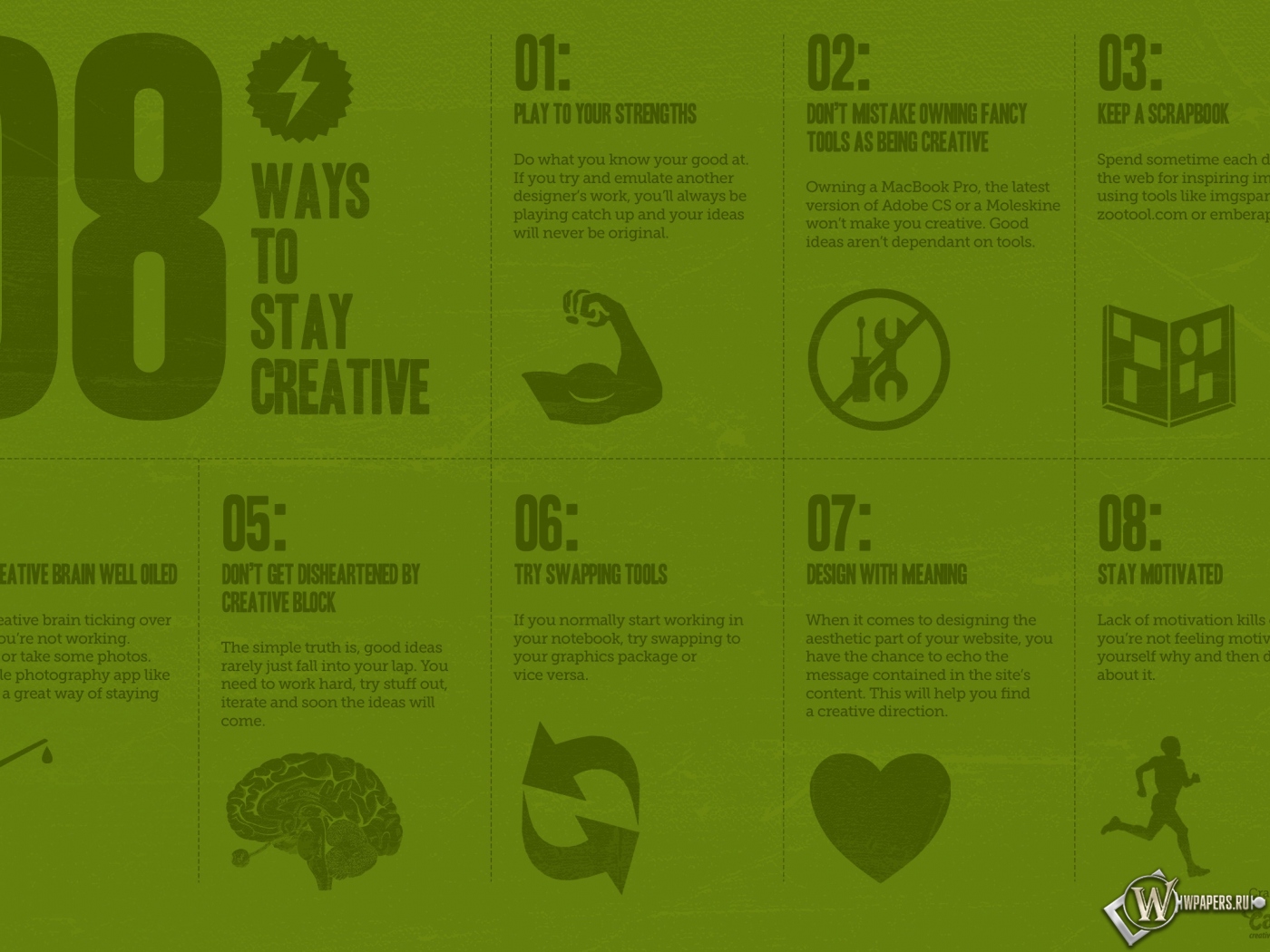 8 ways to stay creative 1400x1050
