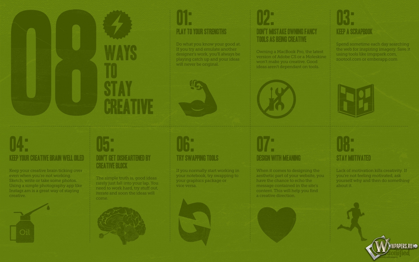 8 ways to stay creative 1440x900