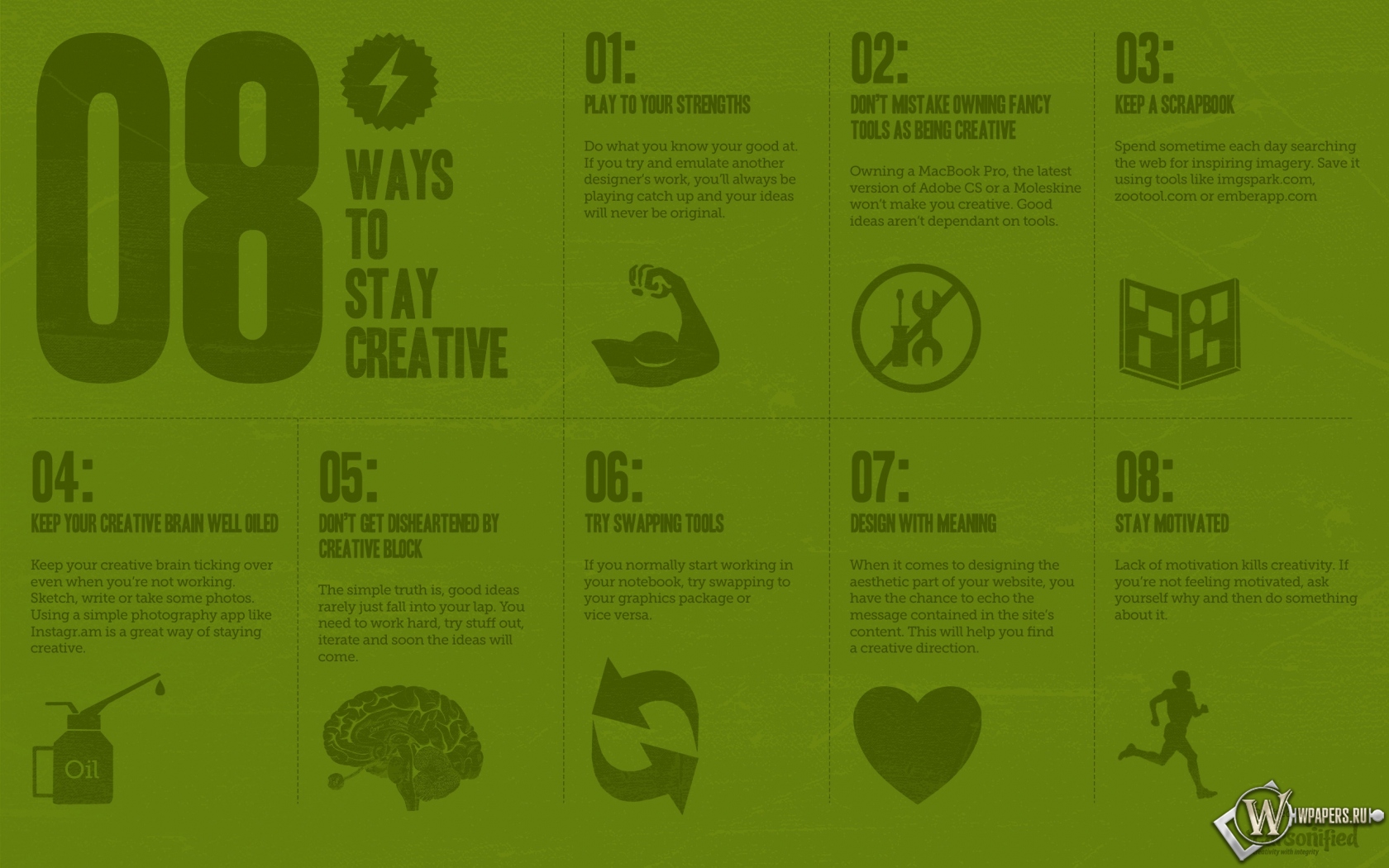 8 ways to stay creative 1680x1050
