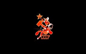 Обои Символ СССР: Девушка, Молот, серп, Разное