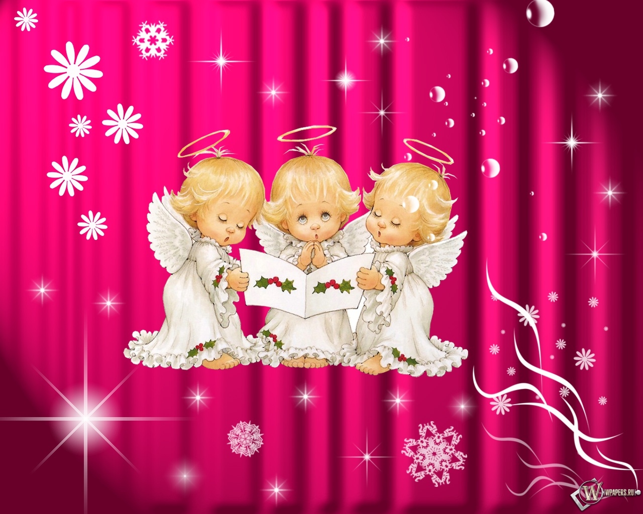 Три ангелочка 1280x1024