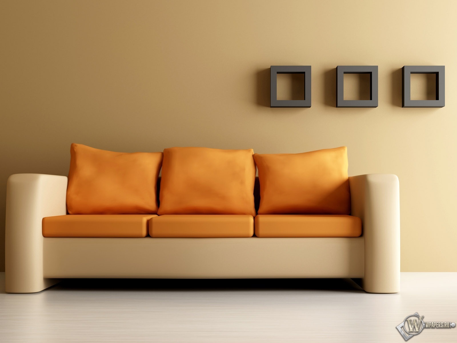 Оранжевый диван 1600x1200